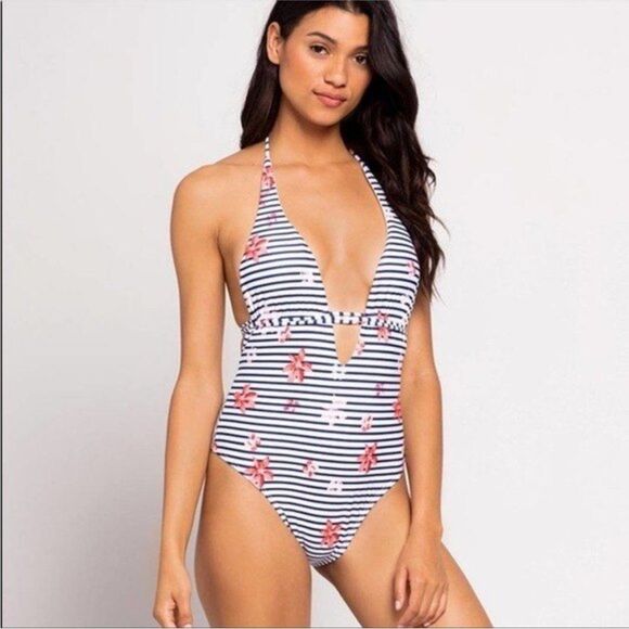 L*Space Pamela One Piece Swimsuit Womens Size 12 - Picture 6 of 8